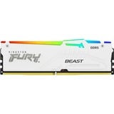 Kingston FURY 32 GB DDR5-5600 werkgeheugen Wit, KF556C36BWEA-32, Beast RGB, EXPO