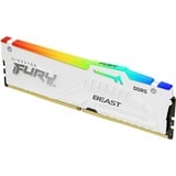 Kingston FURY 32 GB DDR5-5600 werkgeheugen Wit, KF556C36BWEA-32, Beast RGB, EXPO