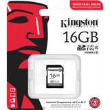 Kingston Industrial 16 GB SDHC geheugenkaart Zwart, UHS-I U3, Class 10, V30, A1