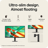 LG UltraFine 27U710B 27" 4K Ultra HD monitor Zwart, 1x DisplayPort, 1x HDMI