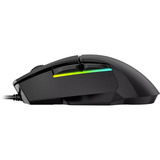 LORGAR Jetter 357 gaming muis Zwart, 200 - 8000 dpi, RGB