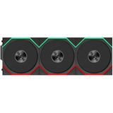 Lian Li UNI FAN TL FLEX 120 Wireless RGB case fans Zwart, 3 stuks, 120 x 124 x 28 mm, PWM, 3 stuks, Incl. Controller	