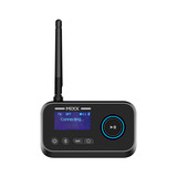 MIXX StreamQ TV Headphones and Audio Transmitter over-ear headset Zwart, Bluetooth 5:3