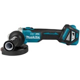 Makita 18 V Haakse slijper 125 mm DGA513ZJ Blauw/zwart, Accu en oplader niet inbegrepen, in Mbox, met vastzetschakelaar