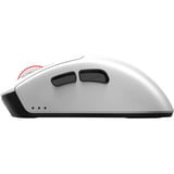 Monka Rapid G982W gaming muis Wit/rood, 800 - 12.000 DPI, 2.4 GHz / Bluetooth / USB