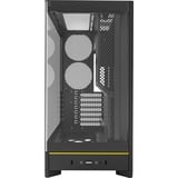 Montech HS02 midi tower behuizing Zwart | 2x USB-A | 1x USB-C | RGB | Tempered Glass