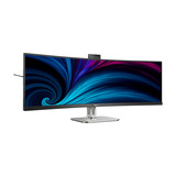 Philips 49B2U5900C 48.8" Curved UltraWide monitor Zwart/zilver, HDMI, DisplayPort, RJ45, USB-C