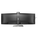 Philips 49B2U5900C 48.8" Curved UltraWide monitor Zwart/zilver, HDMI, DisplayPort, RJ45, USB-C