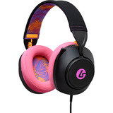 PowerA LucidSound LS10 bedrade gamingheadset - Middernachtelijke branding over-ear gaming headset Zwart/roze, PlayStation 5, PlayStation 4, Xbox Series X|S, Xbox One, PC, mobiel