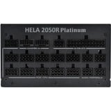 SilverStone HELA 2050R Platinum, modulaire 2050 watt voeding  Zwart, 14x PCIe