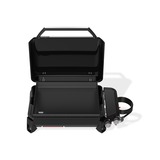 Weber SLATE GP Premium Griddle 56 cm Plancha gasbarbecue  Zwart, Portable Griddle | 2 warmte-zones | anti-aanbaklaag | verstelbare poten | 260 °C en hoger