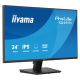 iiyama ProLite X2491H-B1 23.8" monitor Zwart, HDMI, DisplayPort