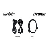 iiyama ProLite X2491H-B1 23.8" monitor Zwart, HDMI, DisplayPort