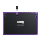 8BitDo Arcade Controller - Transparent Purple Signature Edition Paars/transparant, 2.4 GHz / Bluetooth / USB, Nintendo Switch 1 + 2, Pc