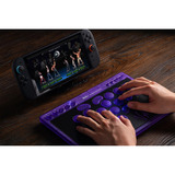 8BitDo Arcade Controller - Transparent Purple Signature Edition Paars/transparant, 2.4 GHz / Bluetooth / USB, Nintendo Switch 1 + 2, Pc