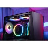 Aerocool Wave-G-BK-v3 midi tower behuizing Zwart | 3x USB-A | Window