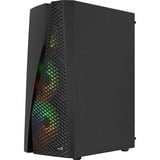 Aerocool Wave-G-BK-v3 midi tower behuizing Zwart | 3x USB-A | Window