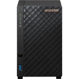 Asustor Drivestor 2 Lite incl. 2x WD Red Plus 2 TB harde schijf nas Zwart, 1x LAN, 2x USB