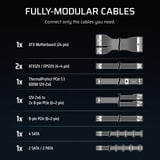 Corsair RM850e (2026) modulaire 850 watt voeding  Zwart, 1x 12V-2x6, 3x PCIe, ATX 3.1, ThermalProtect 12V-2x6