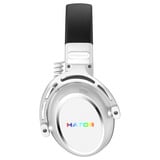 Hator Hypergang 3 Wireless over-ear gaming headset Wit, RGB, 2.4GHz / Bluetooth / USB