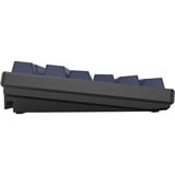 HelloGanss HS87T GC17 RGB mechanisch toetsenbord Zwart, US lay-out (QWERTY), Cherry MX Blue, 80% (TKL)	, RGB leds, PBT Doubleshot keycaps, hot swap, 2,4 GHz | Bluetooth | USB-C