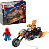 LEGO Marvel Super Heroes - Spider-Man vs. Ghost Rider motor Constructiespeelgoed 76335