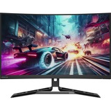 Lenovo Legion R32qc-30 31.5" Curved gaming monitor Zwart, 180 Hz, HDMI, DisplayPort, Audio, AMD FreeSync