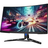Lenovo Legion R32qc-30 31.5" Curved gaming monitor Zwart, 180 Hz, HDMI, DisplayPort, Audio, AMD FreeSync