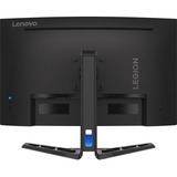 Lenovo Legion R32qc-30 31.5" Curved gaming monitor Zwart, 180 Hz, HDMI, DisplayPort, Audio, AMD FreeSync