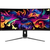MSI MPG 341CQPX QD-OLED 34.18" Curved UltraWide gaming monitor Zwart, 2x HDMI, DisplayPort, 2x USB-A, USB-B, USB-C, Adaptive-Sync, 240 Hz