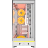 Montech HS02 PRO midi tower behuizing Wit | 2x USB-A | 1x USB-C | RGB | Window