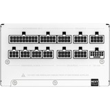NZXT C850 Gold ATX 3.1, 850 Watt voeding  Wit, 1x 16-pins grafische kaartconnector, 6x PCIe, kabelmanagement