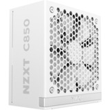 NZXT C850 Gold ATX 3.1, 850 Watt voeding  Wit, 1x 16-pins grafische kaartconnector, 6x PCIe, kabelmanagement