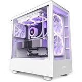 NZXT H5 Elite All White midi tower behuizing Wit (mat) | 1x USB-A | 1x USB-C | RGB | Tempered Glass