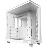 NZXT H6 Flow midi tower behuizing Wit | 2x USB-A | 1x USB-C | Tempered Glass