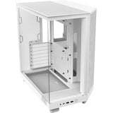 NZXT H6 Flow midi tower behuizing Wit | 2x USB-A | 1x USB-C | Tempered Glass