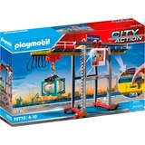 PLAYMOBIL City Action - Portaalkraan met containers Constructiespeelgoed 70770
