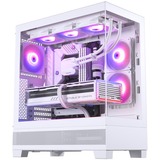 Phanteks XT View midi tower behuizing Wit (mat) | 1x USB-A | 1x USB-C | RGB | Tempered Glass