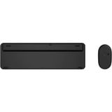 Qware Coldfield draadloze combo desktopset Zwart, EU lay-out (QWERTY), Membraan, 100%, 800 - 1600 DPI, 2,4 GHz USB | Bluetooth
