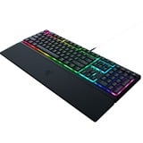 Razer Ornata V3 Low Profile, gaming toetsenbord Zwart, US lay-out, Razer Hybrid-Mecha-Membrane, RGB leds, ABS