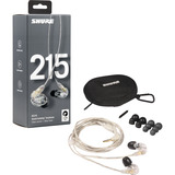 SHURE SE215 Pro Professional Sound Isolating Earphones in-ear oortjes Transparant