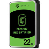 Seagate Exos 22 TB Refurbished harde schijf SATA 6 Gb/s, 3,5"