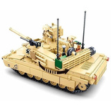 Sluban ModelBricks - M1A2 SEP V2 Abrams Constructiespeelgoed Schaal 1:35