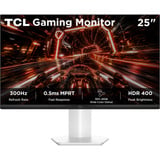 TCL 25P1AD 25" gaming monitor Wit, 1x DisplayPort, 1x HDMI, 300 Hz (OC)