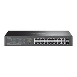 TP-Link Omada ES220GP 20-Poort Gigabit Easy Managed Switch Zwart, 16x PoE+, 2x Gigabit SFP