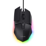 Trust GXT 121 Felox+ Verlichte gamingmuis Zwart, 800 - 10.000 DPI, RGB
