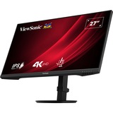 ViewSonic VG2708-4K 27" monitor Zwart (mat), 2x HDMI, 1x DisplayPort