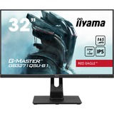 iiyama G-Master Red Eagle GB3271QSU-B1 32" Gaming Monitor Zwart, 165Hz, HDMI, DisplayPort, USB, Audio