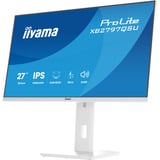 iiyama ProLite XB2797QSU-W1 27" monitor Wit (mat), HDMI, DisplayPort, USB, Audio