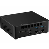 ALTERNATE Workstation Nuc Core 7 150U pc-systeem Zwart | Core 7 150U | Iris Xe Graphics | 32 GB | 1 TB SSD